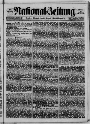 Nationalzeitung on Aug 20, 1851