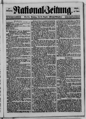Nationalzeitung on Aug 24, 1851