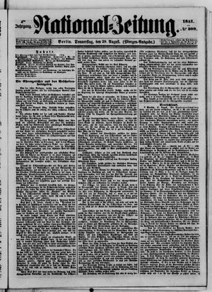 Nationalzeitung on Aug 28, 1851