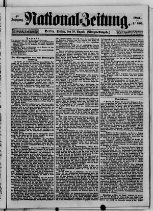 National-Zeitung vom 29.08.1851