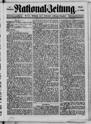 Nationalzeitung on Sep 3, 1851
