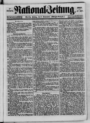 Nationalzeitung on Sep 5, 1851