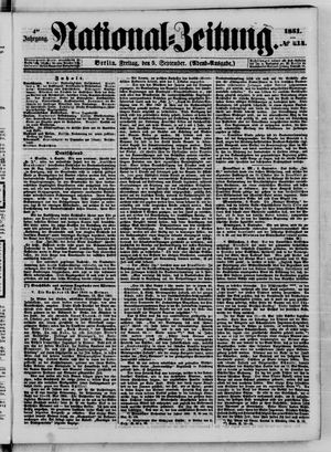 Nationalzeitung vom 05.09.1851