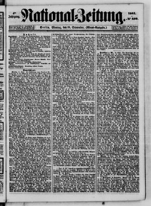 Nationalzeitung vom 15.09.1851