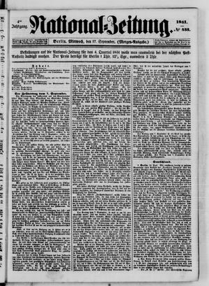 Nationalzeitung on Sep 17, 1851