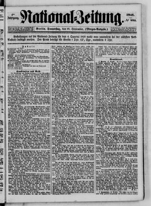 Nationalzeitung on Sep 18, 1851
