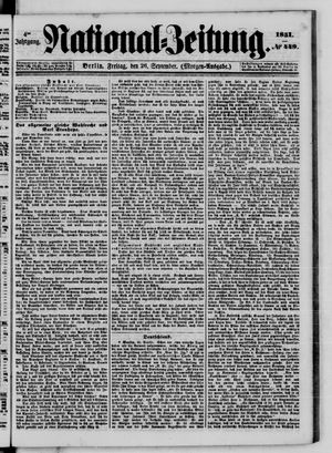 Nationalzeitung vom 26.09.1851