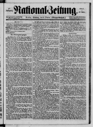 Nationalzeitung vom 05.10.1851
