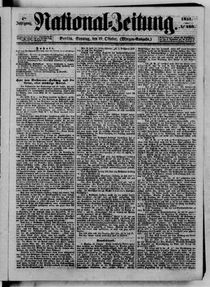 Nationalzeitung vom 19.10.1851