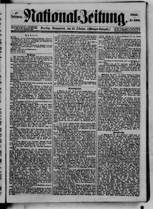 Nationalzeitung on Oct 25, 1851