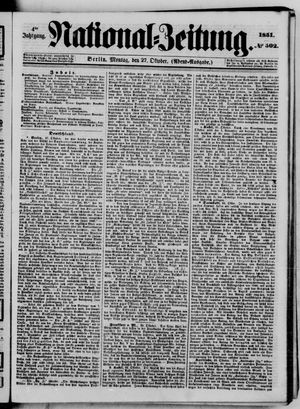 Nationalzeitung vom 27.10.1851