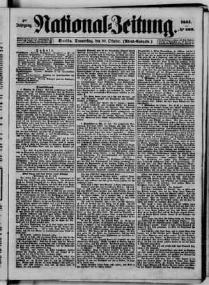 Nationalzeitung vom 30.10.1851