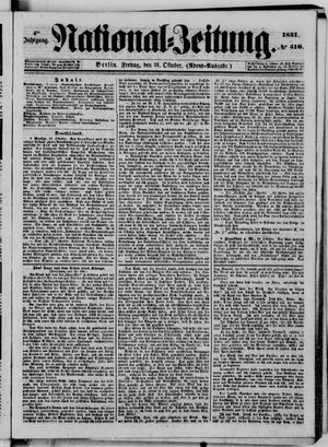 National-Zeitung vom 31.10.1851