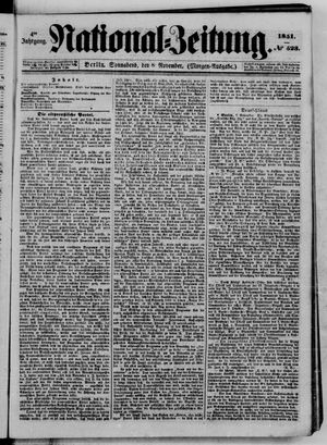 Nationalzeitung on Nov 8, 1851