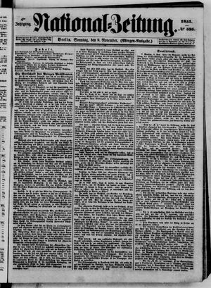 National-Zeitung vom 09.11.1851