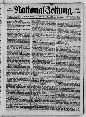 Nationalzeitung on Nov 19, 1851