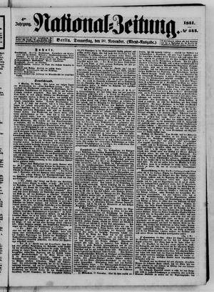 National-Zeitung on Nov 20, 1851