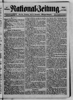 Nationalzeitung on Nov 23, 1851