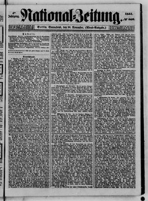 Nationalzeitung on Nov 29, 1851