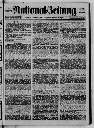 Nationalzeitung vom 01.12.1851