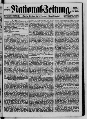 Nationalzeitung vom 02.12.1851
