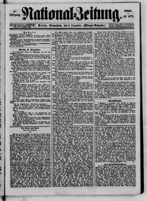 Nationalzeitung vom 06.12.1851