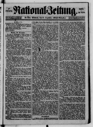 Nationalzeitung on Dec 10, 1851