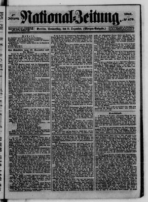 Nationalzeitung vom 11.12.1851