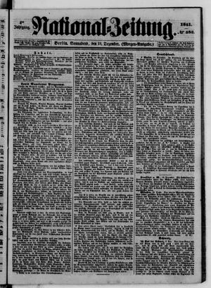 Nationalzeitung vom 13.12.1851