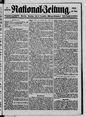 Nationalzeitung vom 14.12.1851