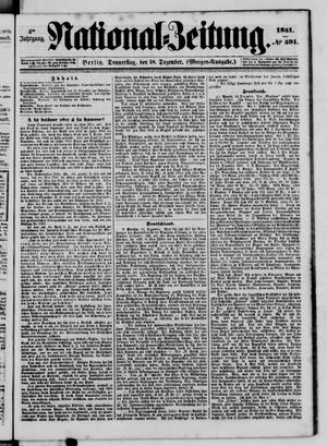 Nationalzeitung vom 18.12.1851