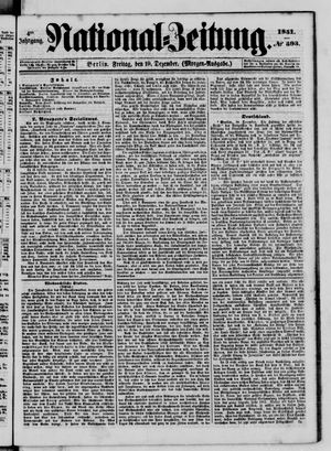 Nationalzeitung vom 19.12.1851