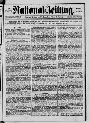 Nationalzeitung on Dec 19, 1851