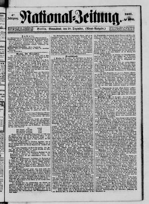 Nationalzeitung vom 20.12.1851