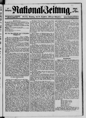 Nationalzeitung vom 21.12.1851