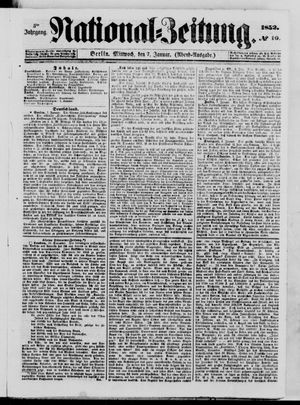 Nationalzeitung vom 07.01.1852