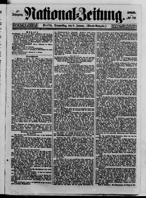 Nationalzeitung vom 08.01.1852