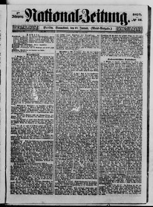 Nationalzeitung vom 10.01.1852