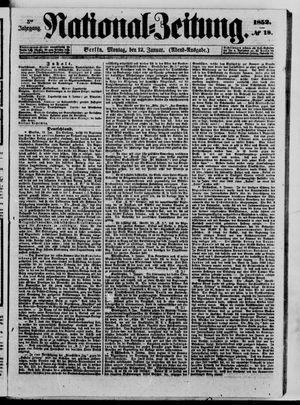 Nationalzeitung vom 12.01.1852