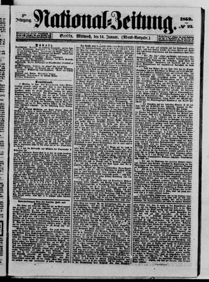 Nationalzeitung on Jan 14, 1852