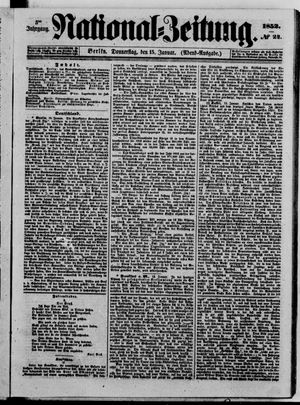 Nationalzeitung vom 15.01.1852