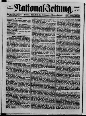 Nationalzeitung vom 17.01.1852