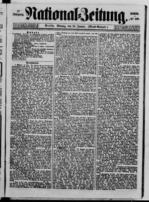 Nationalzeitung vom 19.01.1852