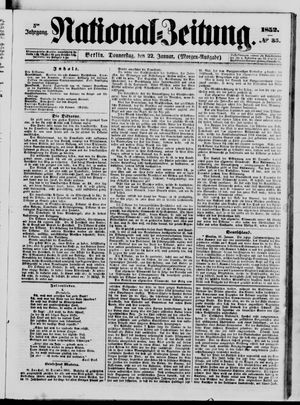 Nationalzeitung vom 22.01.1852
