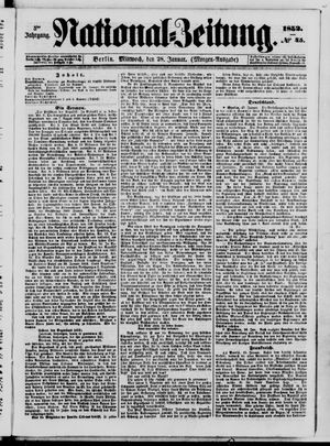 National-Zeitung vom 28.01.1852