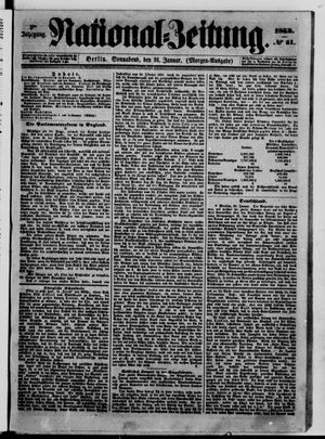 Nationalzeitung on Jan 31, 1852