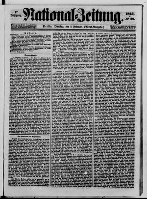 Nationalzeitung vom 03.02.1852