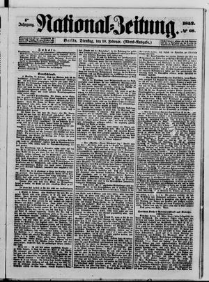 Nationalzeitung vom 10.02.1852