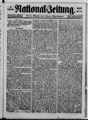 Nationalzeitung vom 11.02.1852