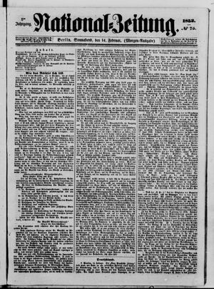 Nationalzeitung on Feb 14, 1852